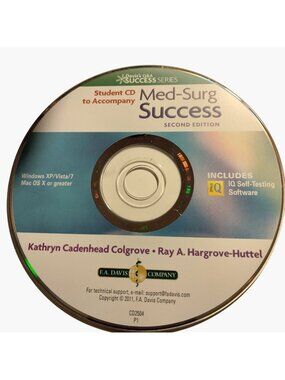 Med Surg Success Davis Q and A Student IQ Testing 2011 Hargrove Colgrove CD